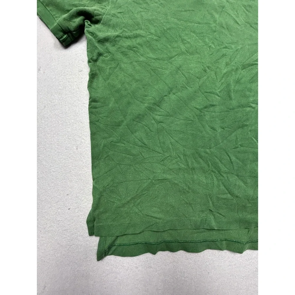 Polo Ralph Lauren Polo Shirt Cotton Pique Green Large Mens